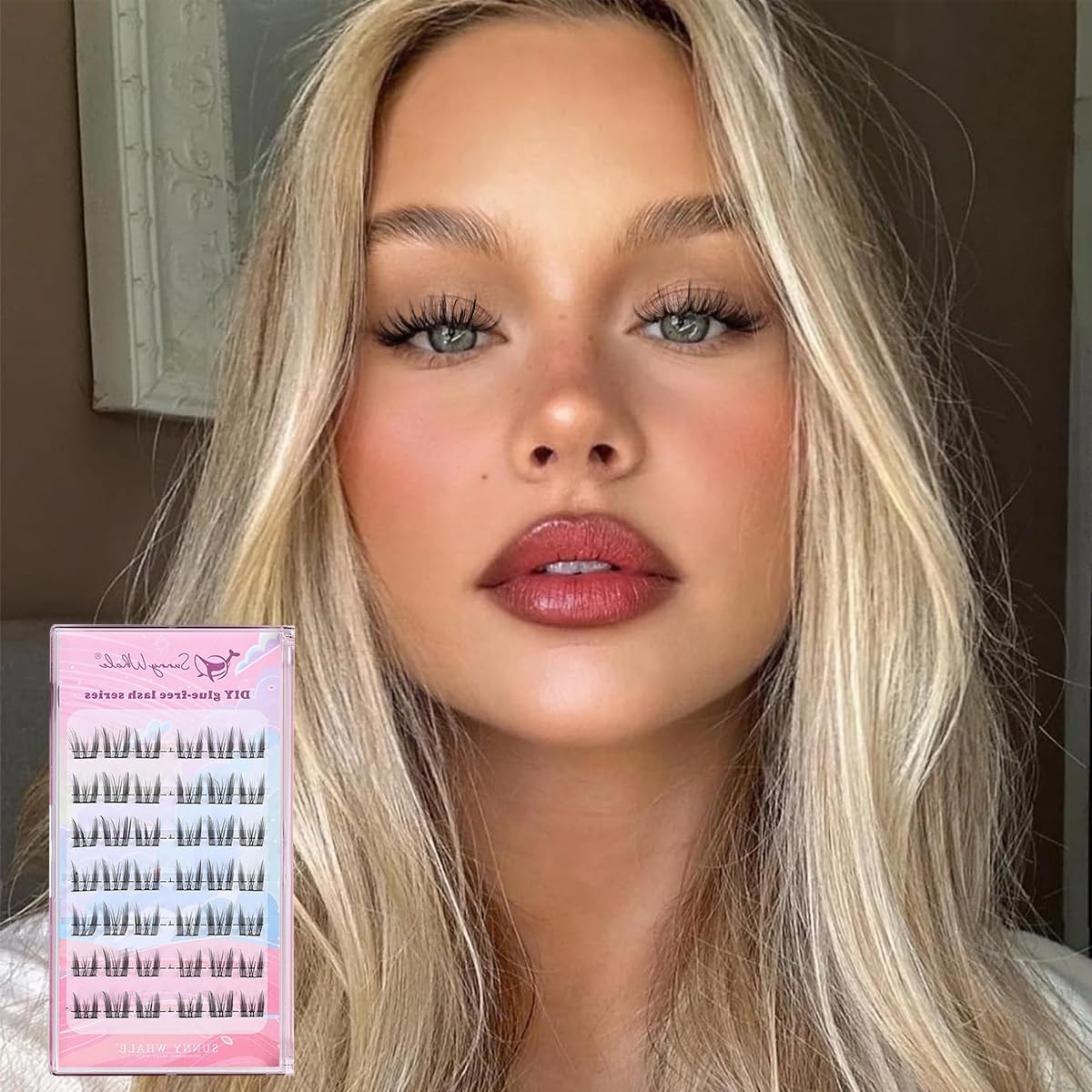 MAYCREATE False Eyelashes, Lash Extensions Natural Pre-glued Cluster Lashes D Curl Individual Lash Extensions Anime Lashes for DIY Eyelash Extension MAYCREATE False Eyelashes, Lash Extensions Natural Pre-glued Cluster Lashes D Curl Individual Lash Extensions Anime Lashes for DIY Eyelash Extension